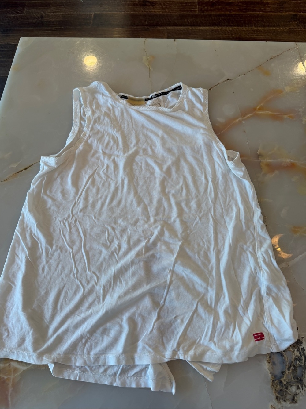 Tommy Hilfiger White Sleeveless Tank Top